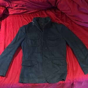 Armani Exchange Dark Gray Military Jacket